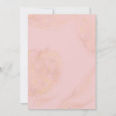 ツインテディベア我々は赤ちゃんシャワーを待つことができる 招待状 (裏面)