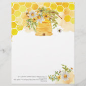 ツイントリビア甘いAs Can Bee Baby Shower Game (裏面)