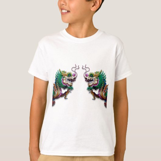 ツインドラゴンズシャツ Tシャツ (正面)