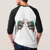 ツインドラゴンズシャツ Tシャツ (裏面)