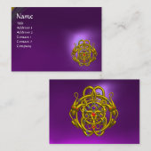 ツインドラゴンズパープルアメジスト 名刺 (正面/裏面)