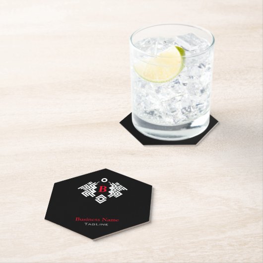 ツインドラゴン王室のエンブレムとイニシャル ペーパーコースター (インサイチュ)