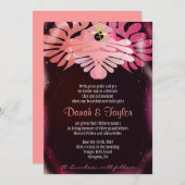 ツインドーブユダヤベビー命名招待状ヘブライ語 招待状 (正面/裏面)