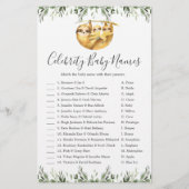 ツインナマズ赤ちゃんシャワー有名人赤ちゃんネームゲーム (正面)