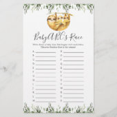 ツインナマズ赤ちゃんシャワーABCのレースゲーム (正面)