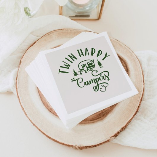 ツインハッピーキャンパーズミニマリスト1歳 スタンダードカクテルナプキン