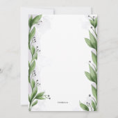 ツインバニーズの誕生日パーティー 招待状 (裏面)