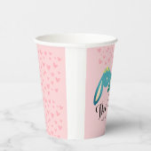 ツインバニーズベビーシャワーオンパステルピンクパーティー 紙コップ (右)