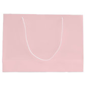 ツインバニーズベビーシャワーキュートパステルピンクパーティー ラージペーパーバッグ (裏面)