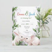 ツインバニー誕生パーティー 招待状 (スタンド正面)