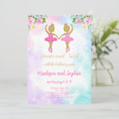 ツインバレリーナ招待状 招待状 (スタンド正面)