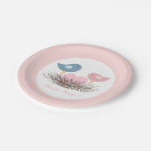 ツインバードズネスト | 赤ちゃんシャワー ペーパープレート (アングル)