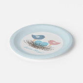 ツインバードズネスト | 赤ちゃんシャワー ペーパープレート (アングル)