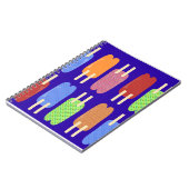 ツインパターン（の模様が）あるポップ ノートブック (左側)