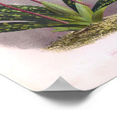 ツインパープルオーキンスヴィンテージキプリペジウムモエンセンシアヌム ポスター (角)