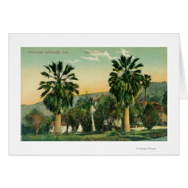 ツインパームズパライソ春の表示， CA (正面横)