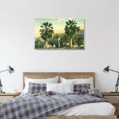 ツインパームズパライソ春の表示， CA キャンバスプリント (インサイチュ (寝室))