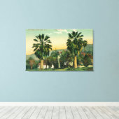 ツインパームズパライソ春の表示， CA キャンバスプリント (インサイチュ (ウッドフロア))