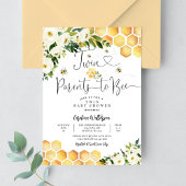 ツインビーの親へビー男女兼用ベイビーシャワー 招待状