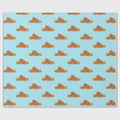 ツインビーリーウェイベビーシャワー ラッピングペーパー (フラット)