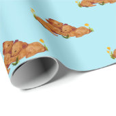 ツインビーリーウェイベビーシャワー ラッピングペーパー (ロールコーナー)