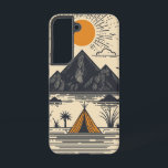 ツインピークスサンライズフォンケース SAMSUNG GALAXY S22ケース<br><div class="desc">ツインピークは、ヴィンテージ質感と静かな美しいと対称デザインで放射の日の出を反映する。</div>