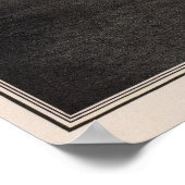 ツインピーク西から海へのパノラマ ポスター (角)