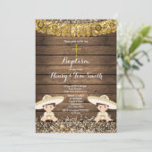 ツインフィエスタボーイツインバプテスマ《キリスト教》洗礼式や命名式ウッド 招待状 (スタンド正面)