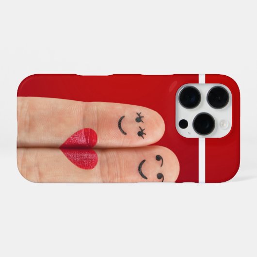 ツインフィンガー iPhoneケース (裏面横)