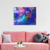 ツインフレイムスが天国 キャンバスプリント (インサイチュ (リビング))