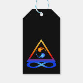 ツインフレームのシンボル – ギフトタグ (正面)