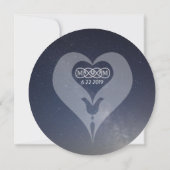 ツインフレームの結婚式招待状 セーブザデート (裏面)