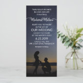 ツインフレームの結婚式招待状 セーブザデート (スタンド正面)