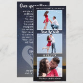 ツインフレームの結婚式 Save the Date セーブザデート (正面/裏面)