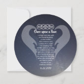 ツインフレームの結婚発表 保存の日付 セーブザデート (裏面)