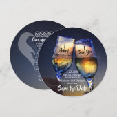 ツインフレームの結婚発表 保存日付のお知らせ セーブザデート (正面/裏面)