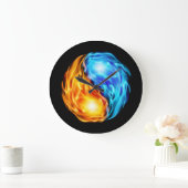 ツインフレームズ ラージ壁時計 (ホーム)