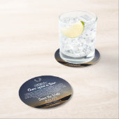 ツインフレームセーブザデイツ紙コースター ラウンドペーパーコースター (インサイチュ)