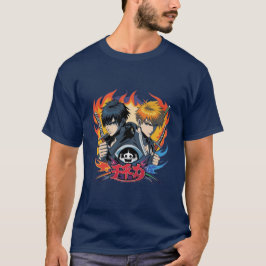 ツインフレームファイターズ | 伝説のアニメTシャツ for メンズ Tシャツ