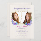 ツインフレームフォト招待状 招待状 (正面/裏面)