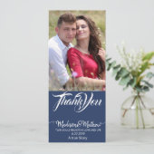 ツインフレーム写真サンキューカード セーブザデート (スタンド正面)