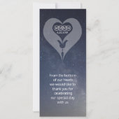 ツインフレーム写真サンキューカード セーブザデート (裏面)