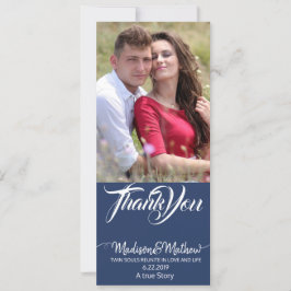 ツインフレーム写真サンキューカード セーブザデート