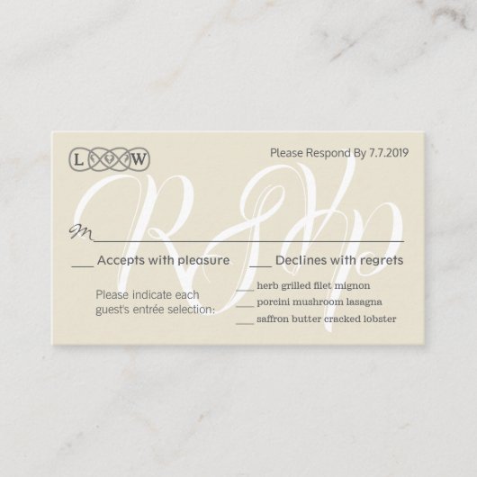 ツインフレーム応答カード アドバイスカード (正面)