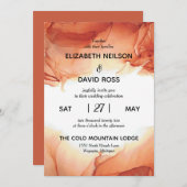 ツインフレーム結婚式招待状 招待状 (正面/裏面)