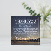 ツインフレーム 感謝のテーブルカード セーブザデート (スタンド正面)