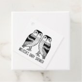 ツインフールズキュートシンプルクラフトカスタムベビーシャワー フェイバータグ (インサイチュ)