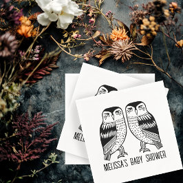 ツインフールズキュートシンプルシックカスタムホテル スタンダードカクテルナプキン