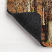 ツインブラウンとホワイトホース マウスパッド (コーナー)