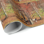 ツインブラウンとホワイトホース ラッピングペーパー (ロールコーナー)